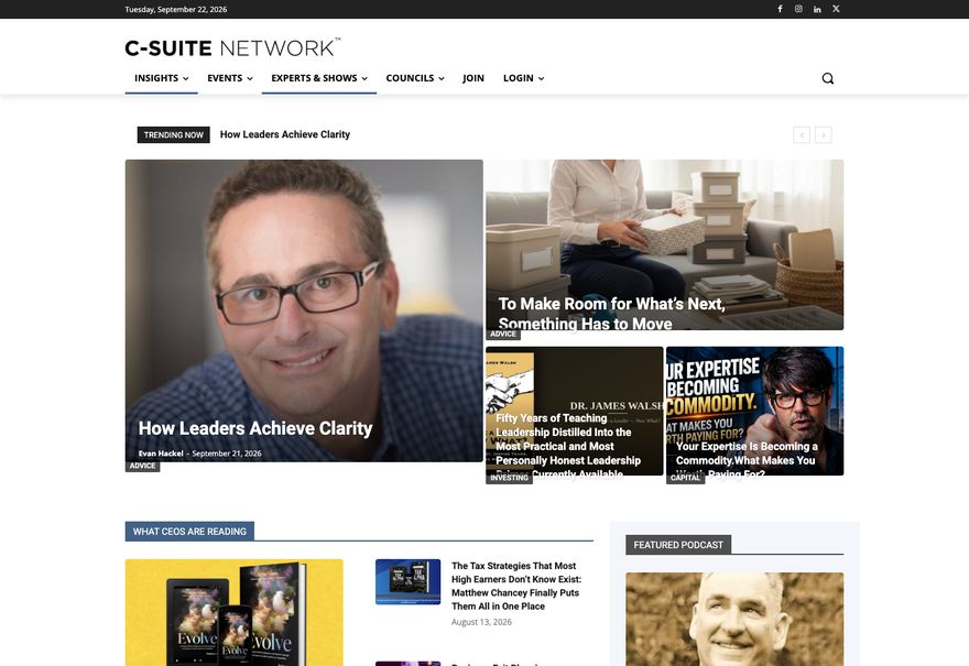 C-Suite Network media platform
