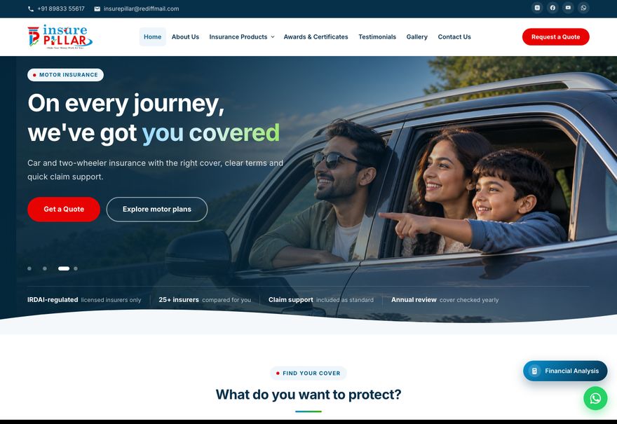 Insure Pillar insurance advisory website